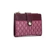 CH Luxury Brand Retro Design Business Card Bag Fashion Button Classic Folding Wallet Compact and Lightweight Women's Square Bag