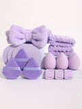 15  Cosmetic Puff Makeup Sponge Blender Beauty Egg Foundation Sponges Puff Wash Face Headband Wristband Make up Accessories
