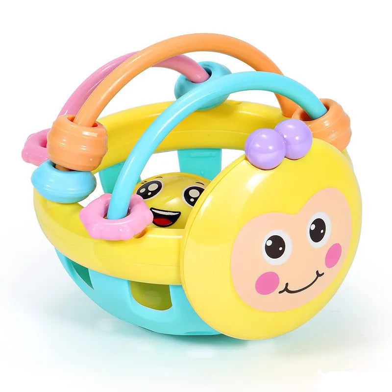 Baby Soft Teething Toys Newborn Early Educational Sensory Teether Rattle Touch Hand Grasping Ball Develop Infant Ball Game Toy