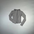 2025 New Yoga Coat Short Sports Jacket WOMEN'S Fitness Clothes Slimming Body Sculpting Zipper Yoga Jacket