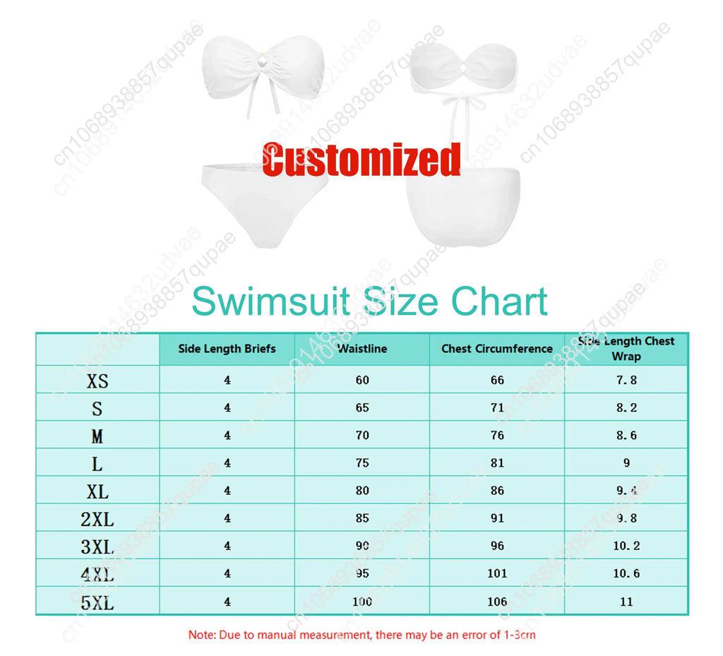 Chris Brown Rapper Strapless Swimsuit Womens Bathing Suits Fashion Swimwear Pool Party Beach Sexy Bikini Customize Beachwear