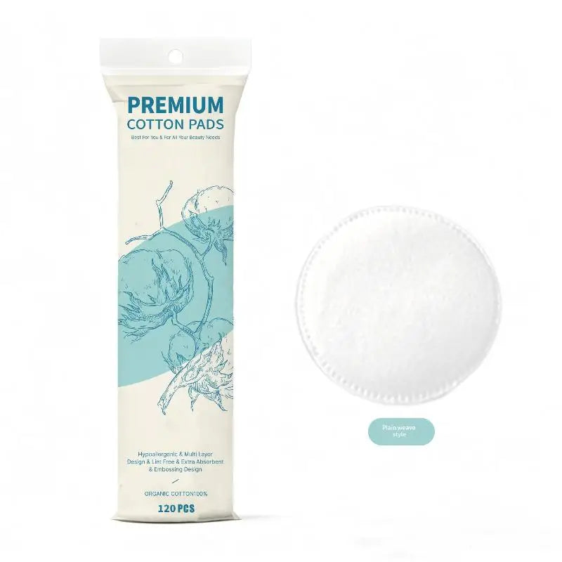 Disposable Makeup Cotton Pad 100/120pcs Soft Round Three Layer Facial Cleaning Wipes Makeup Remover Beauty Cosmetic Cleaning