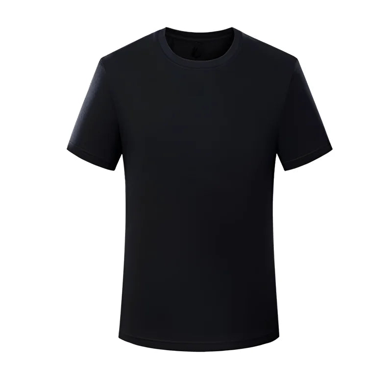 Cotton Short Sleeve Tops 220 Grams Heavy T-shirt Y2k Casual Comfortable Tee Shirt Black & White O-neck Woman Clothing YH2532