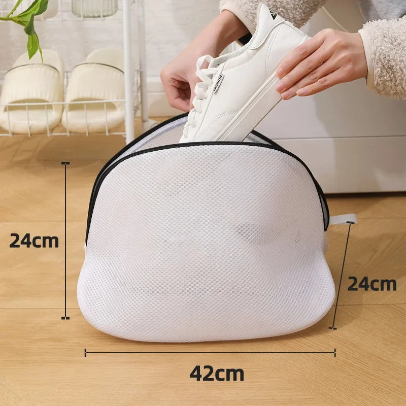 Fine Net Laundry Bag Clothing Care Washing Machines Dirty Laundry Basket Travel Shoes Mesh Bags Woman Bra Clothes Organizer