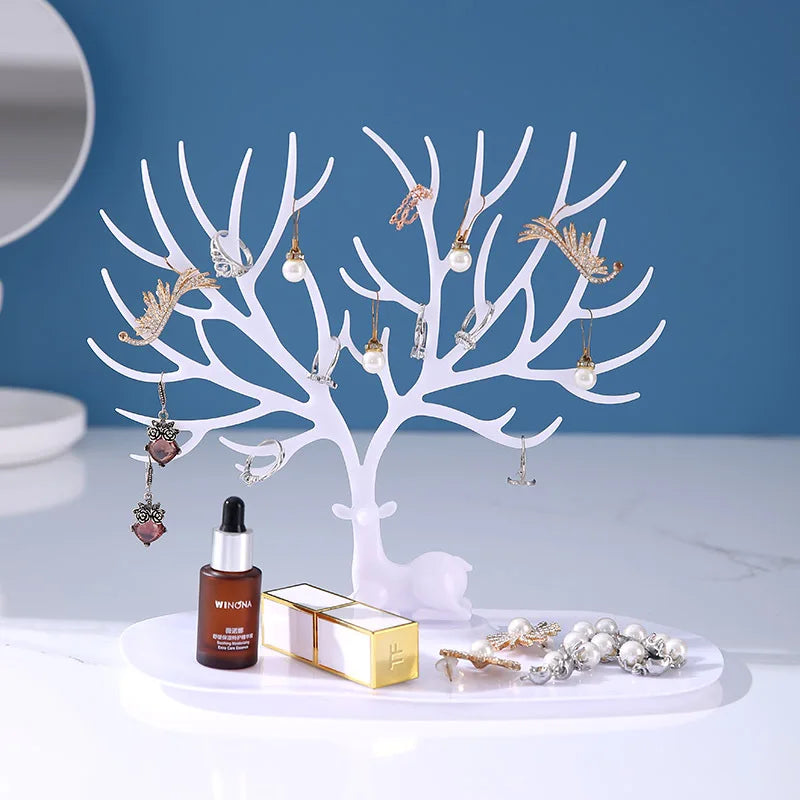 Antler Tree-shaped Jewelry Storage Rack Earrings Rings Bracelets Storage Rack Jewelry Display Rack Home Decoration Items