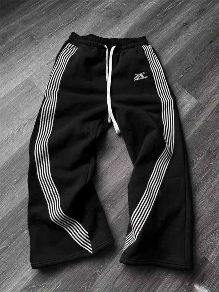 Camouflage Casual Pants Y2k Embroidered Camo Functional Tactical Functional Men's Women's Premium Jogging Drawstring Sweatpants