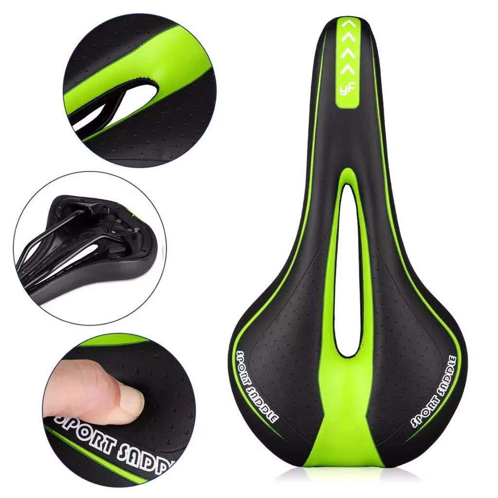 Bicycle Saddle MTB Mountain Road Bike Seat Hollow Gel Comfortable Cycling Cushion Exercise Bike Saddle for Men and Women