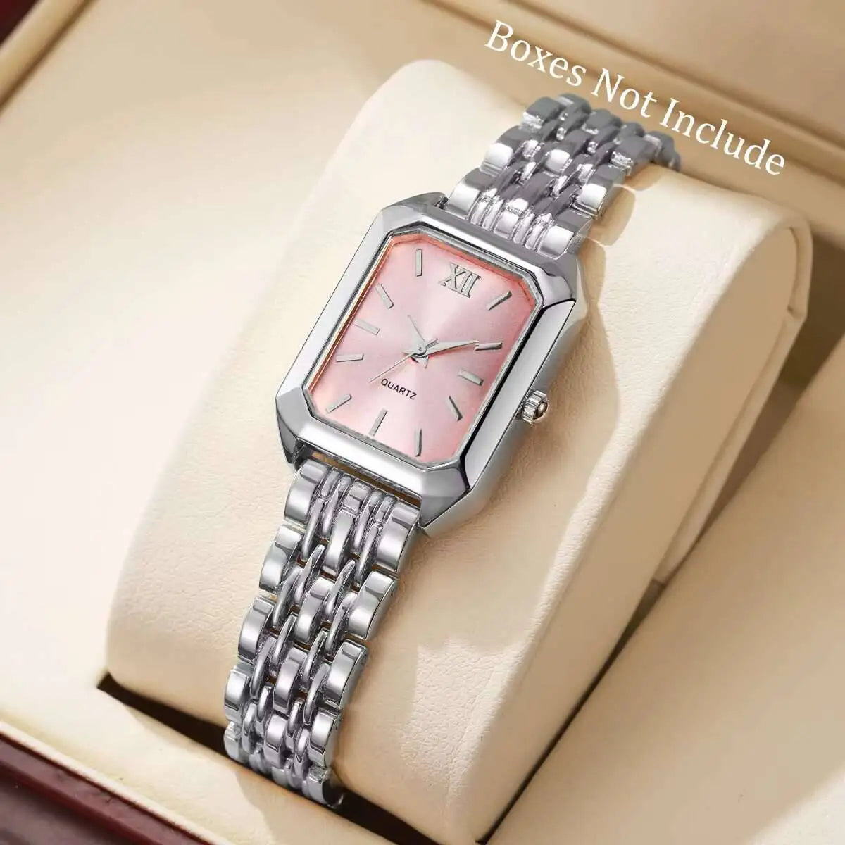 Fashion Rectangle Women Quartz Watch Luxury Analog Wristwatches Reloj Mujer Girls Clock Gift（Without Box）