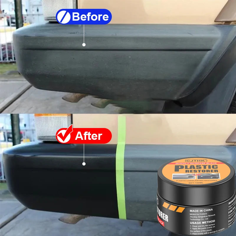 Car Plastic Restorer Back To Black Gloss Car Cleaning Products Plastic Leather Restore Auto Polish And Repair Coating Renovator