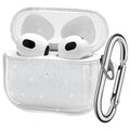 Clearance_Bling Glitter Soft TPU Earphone Case for Airpods 4 2024 Pro 2 2nd Generation Air Pods 3 1 3rd Gen Cover with Keychain