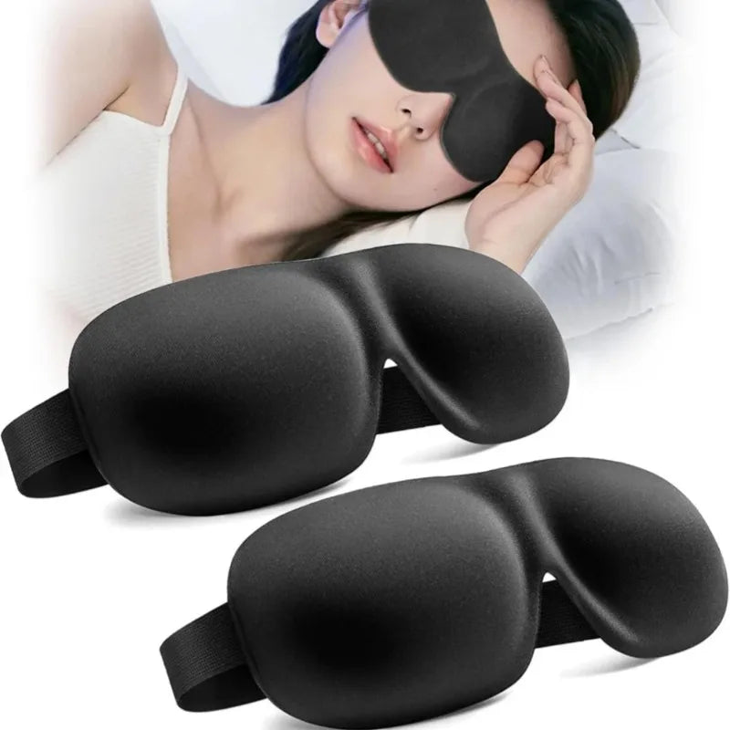 3D Sleep Mask Soft Memory Foam Eye Cover Blindfold Sleeping Aid for Travel Blockout Light Comfortable Sleep Aid Slaapmasker