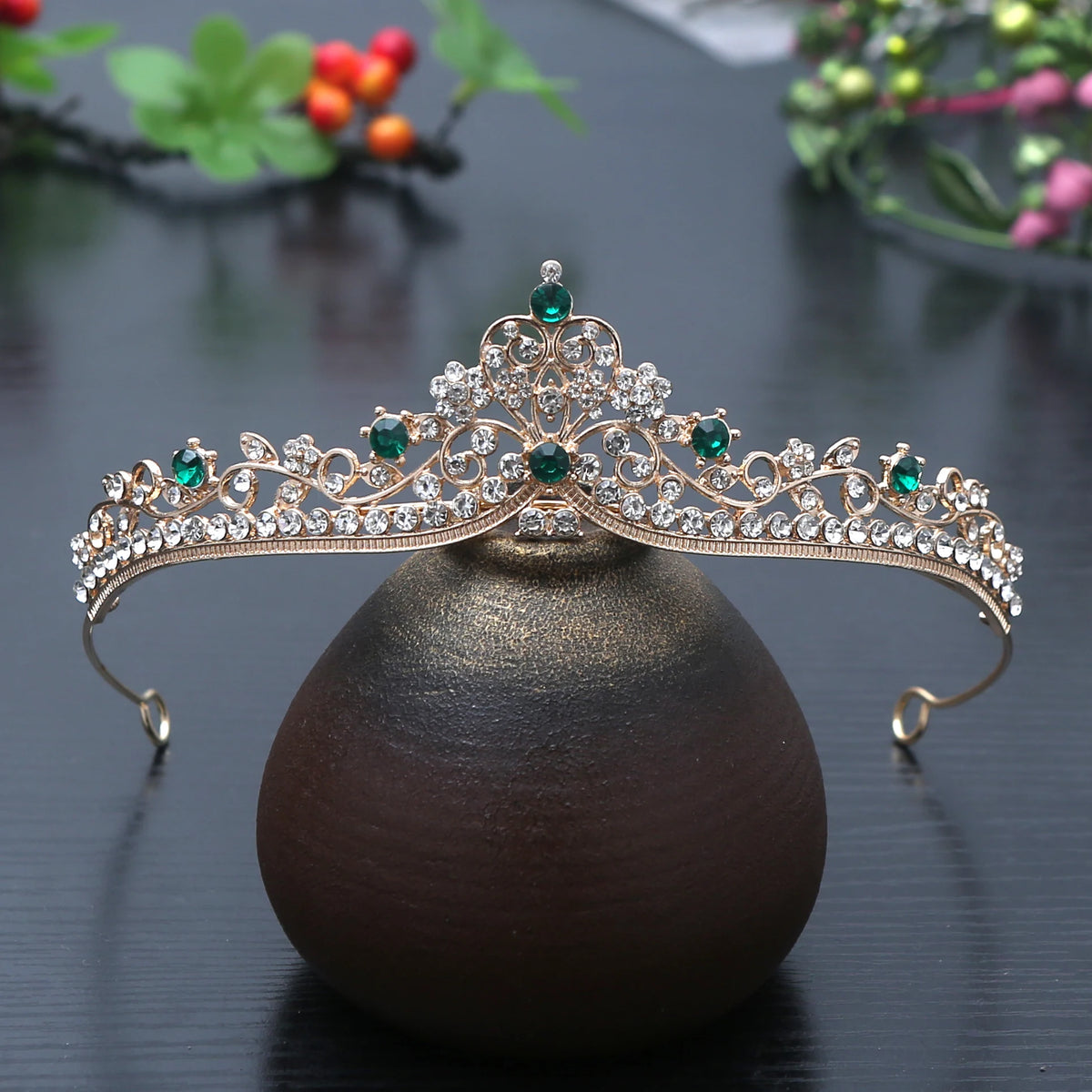 1pc Exquisite Fashion Princess Crystal Hair Crowns Headband Girls Bridal Prom Crown Wedding Party Accessiories Hair Jewelry