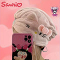 1pc Hello Kitty Hair Drying Cap for Women Ins Coral Fleece Thickened Water-Absorbent Headscarf Non-Shedding Towel Perfect Gift