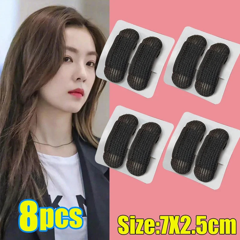 8/4/2PCS Puff Hair Head Cushion Hair Clips Invisible Volume Hair Base Fluffy Sponge Clip Bun DIY Hair Styling Tool for Women
