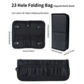 29/23 Holes Foldable Makeup Brush Bag Women Makeup Brush Tools Bag Organizer Travel Powder Cosmetic Sets Toiletry Case Holder