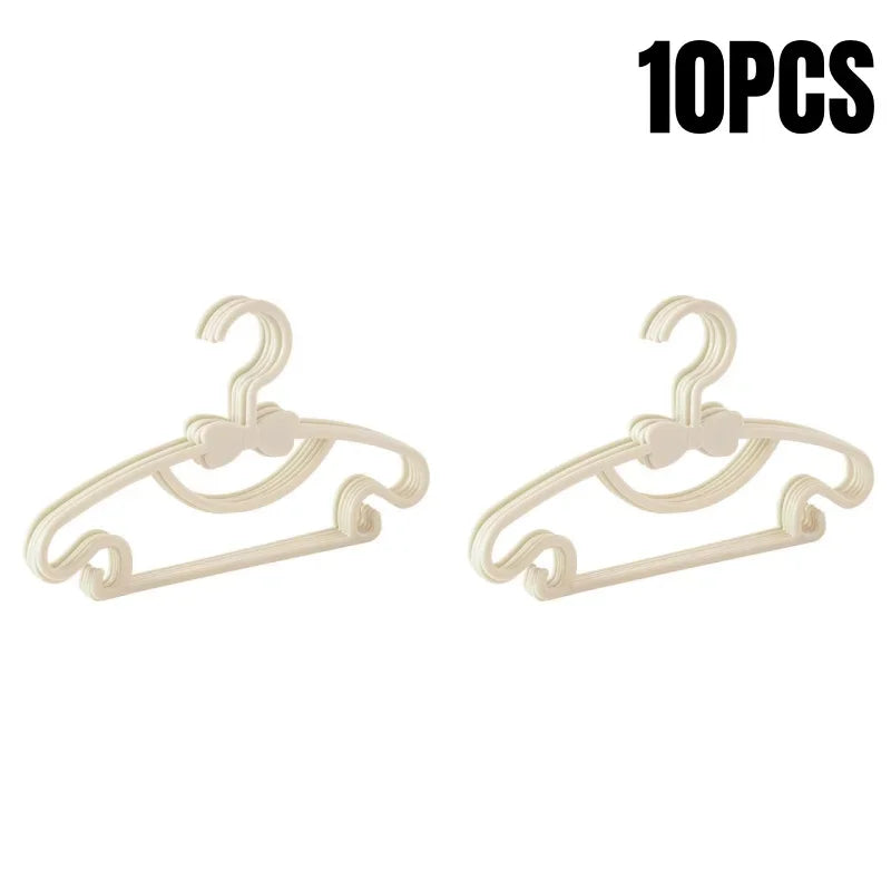 5-50Pcs Baby Hangers Plastic Kids Clothes Storage Hanger for Nursery Children Hangers Toddler Infant Portable Coats Home Rack