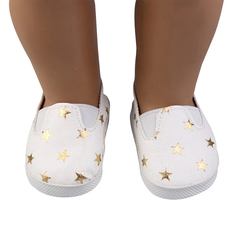 7 Cm Doll Shoes Clothes Handmade Boots For American 18 Inch Girl&43Cm Baby New Born,OG Doll Accessories Shoes Gift Festival Toy