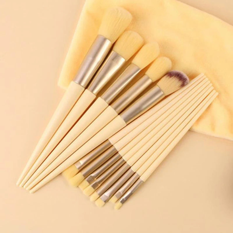 13Pcs Professional Beauty Powder Blush Brush Foundation Concealer Makeup Brush Set Beauty Make Up Brush Cosmetic MaquiagemMakeup