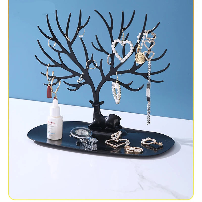 Antler Tree-shaped Jewelry Storage Rack Earrings Rings Bracelets Storage Rack Jewelry Display Rack Home Decoration Items