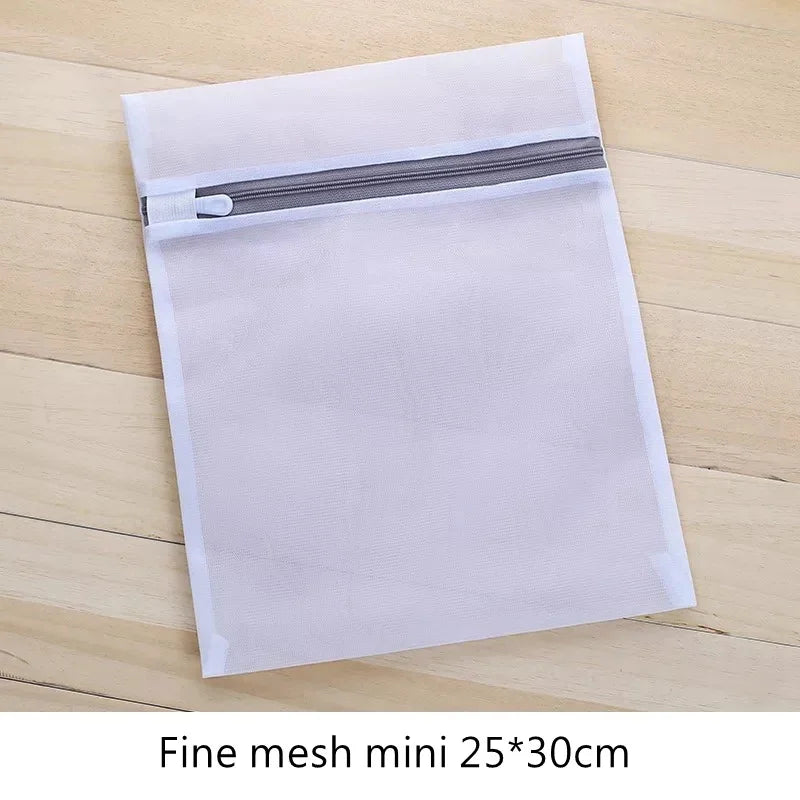 Fine Net Laundry Bag Clothing Care Washing Machines Dirty Laundry Basket Travel Shoes Mesh Bags Woman Bra Clothes Organizer