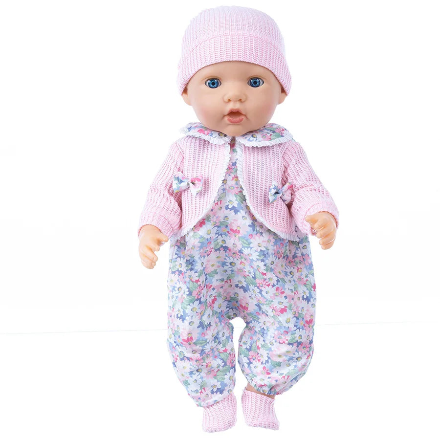 Cute Doll Unicorn Clothes For 18 Inch Doll Reborn Baby Doll Jumpsuits Outfit Kids Birthday OG Gift