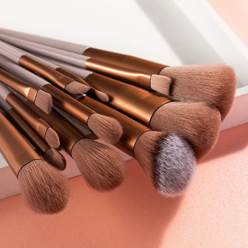 13Pcs Professional Beauty Powder Blush Brush Foundation Concealer Makeup Brush Set Beauty Make Up Brush Cosmetic MaquiagemMakeup