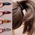 4 pcs banana clips, small size, vertical clips for women, elegant high ponytail hairpins, twist clips, simple hair accessori