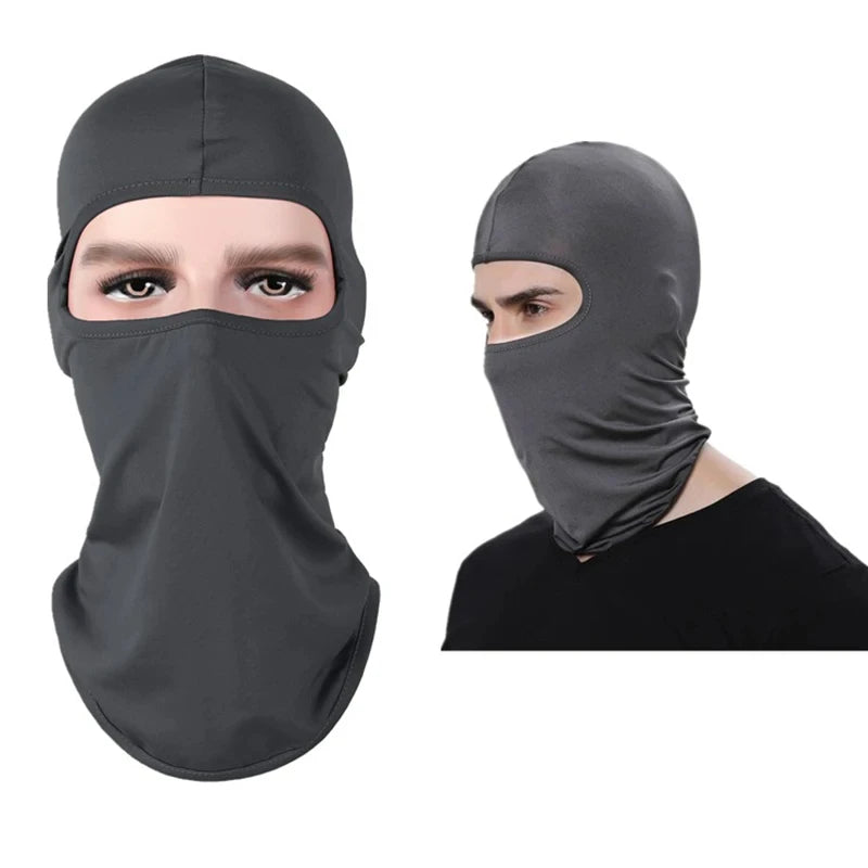 Cycling Balaclava Sports Men Cap Face Mask Military Army Ice Silk Motorcycle Bandana Summer Bicycle UV Protection Women Lycra