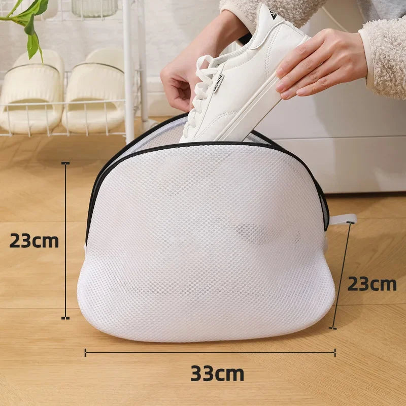 Fine Net Laundry Bag Clothing Care Washing Machines Dirty Laundry Basket Travel Shoes Mesh Bags Woman Bra Clothes Organizer