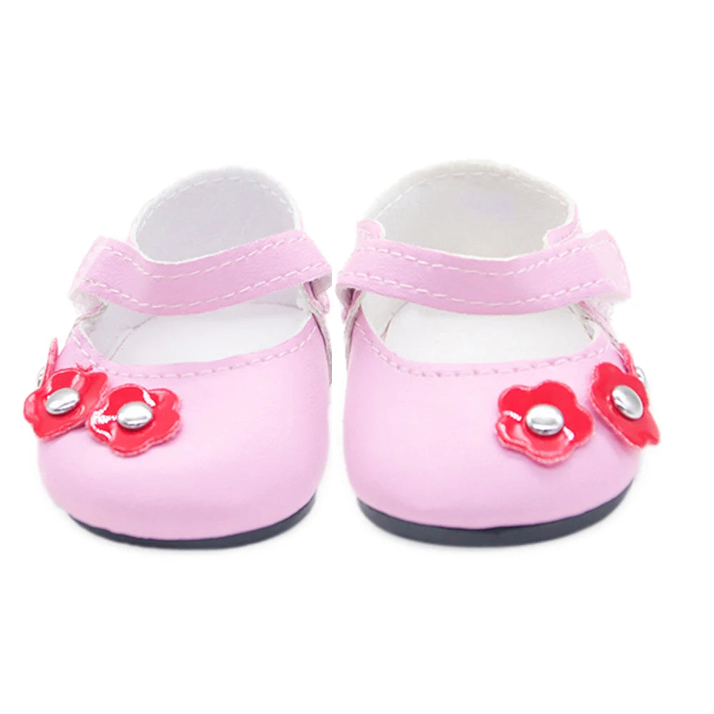 7 Cm Doll Shoes Clothes Handmade Boots For American 18 Inch Girl&43Cm Baby New Born,OG Doll Accessories Shoes Gift Festival Toy