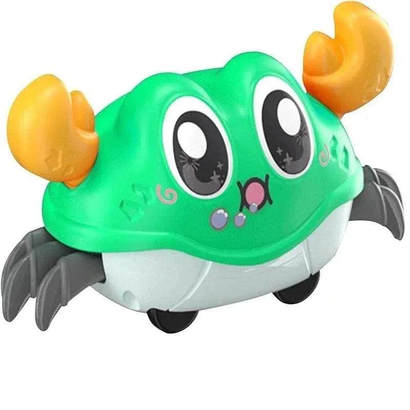 Children's Fun Double Return Force Left and Right Shake Simulation Crab Toy Baby Running Bubble Simulation Crab Crab Crawling