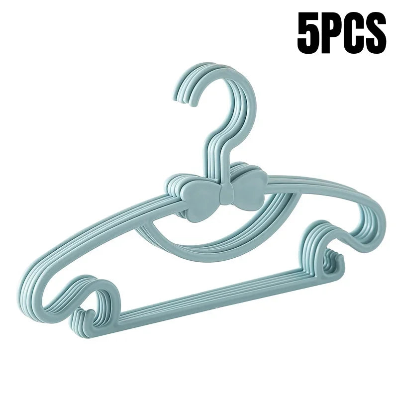 5-50Pcs Baby Hangers Plastic Kids Clothes Storage Hanger for Nursery Children Hangers Toddler Infant Portable Coats Home Rack