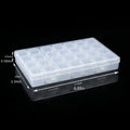 1pc 28 Grids Plastic Storage Box Adjustable Compartments for Jewelry Diamond Embroidery Art Craft Accessory Organizer Case