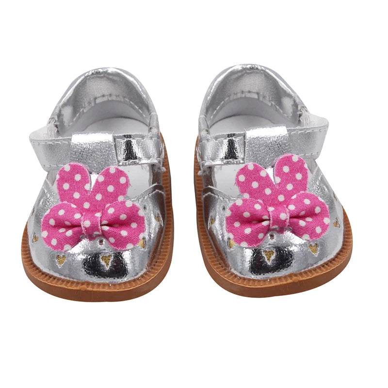 7 Cm Doll Shoes Clothes Handmade Boots For American 18 Inch Girl&43Cm Baby New Born,OG Doll Accessories Shoes Gift Festival Toy