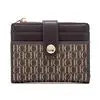CH Luxury Brand Retro Design Business Card Bag Fashion Button Classic Folding Wallet Compact and Lightweight Women's Square Bag