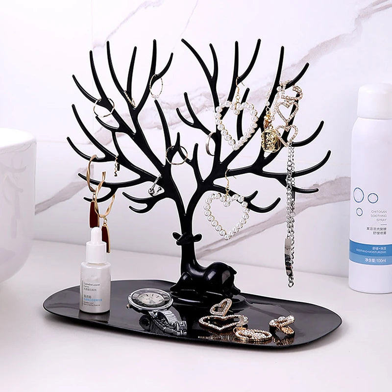 Antler Tree-shaped Jewelry Storage Rack Earrings Rings Bracelets Storage Rack Jewelry Display Rack Home Decoration Items