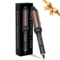 3 in1 Thermal Brush Ionic Heated Round Brush Ionic Hair Curler/Straightener with Anti-Scald Hair Curling Iron Hair Styling Tools