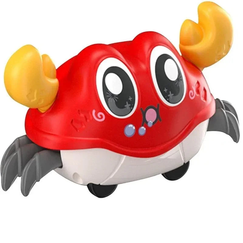 Children's Fun Double Return Force Left and Right Shake Simulation Crab Toy Baby Running Bubble Simulation Crab Crab Crawling