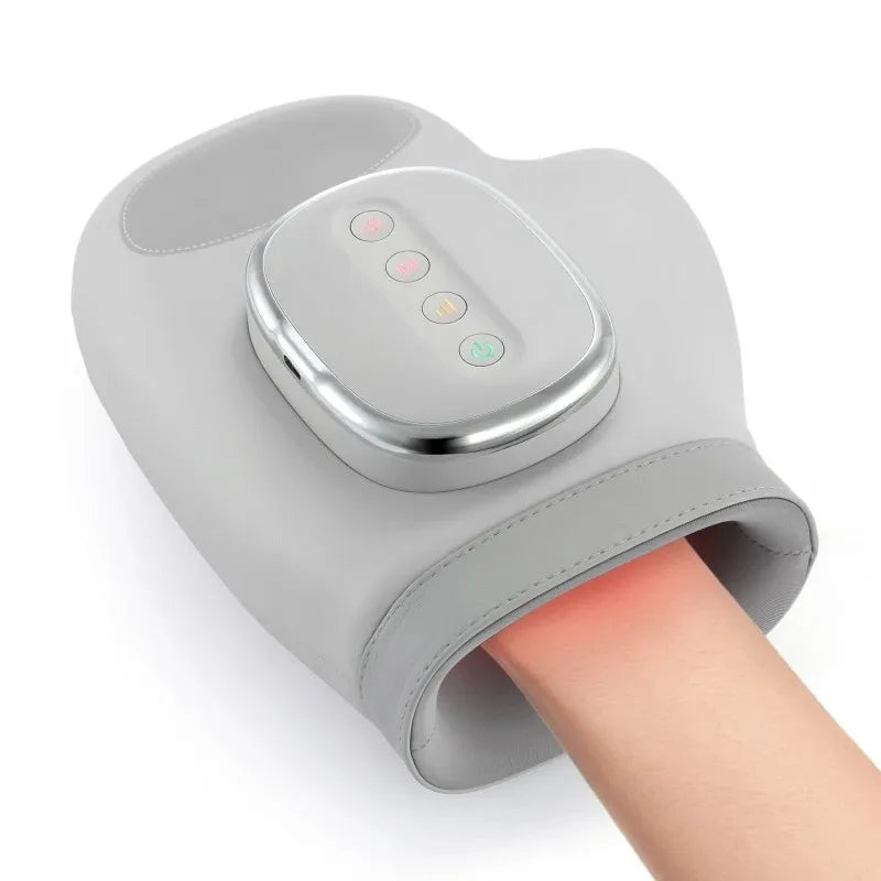 Hand Massager with Airbag Compression Finger Wrist Palm Massage Machine Vibration Glove for Hand Muscle Relax Gift for Men Women