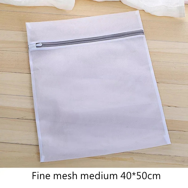 Fine Net Laundry Bag Clothing Care Washing Machines Dirty Laundry Basket Travel Shoes Mesh Bags Woman Bra Clothes Organizer