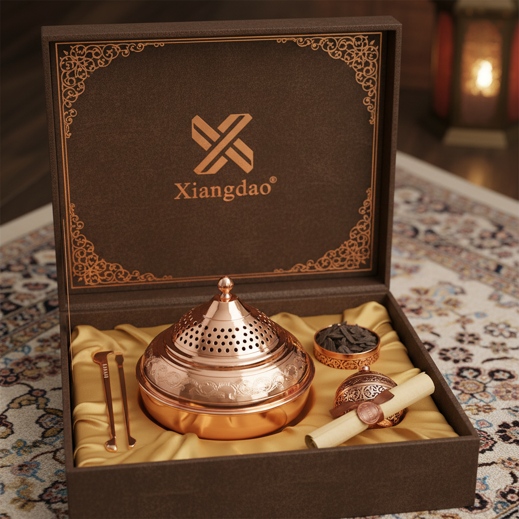 Pure Copper Incense Burner - Gift Box
